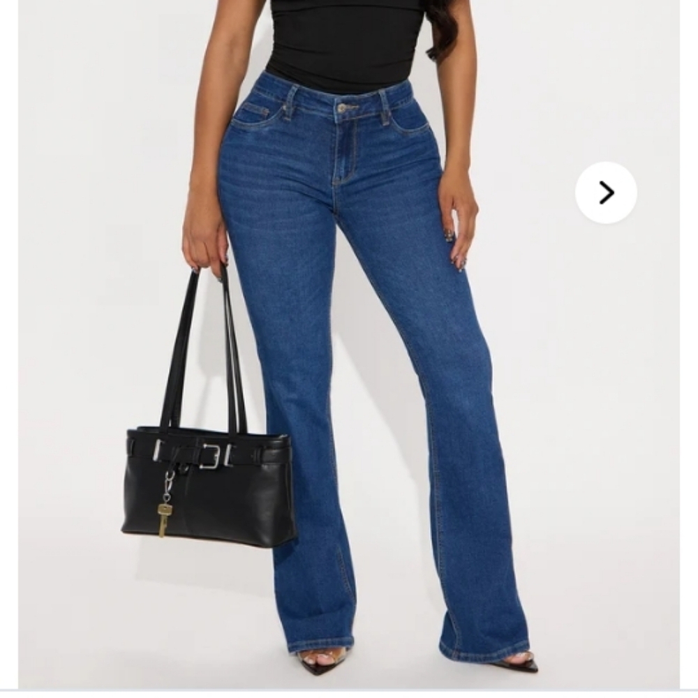 Best Ever Low Rise Flare Jeans - Dark Wash